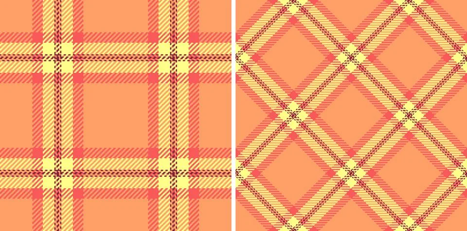 Vector tartan texture of pattern plaid check with a seamless textile backgr.. Illustrazione stock