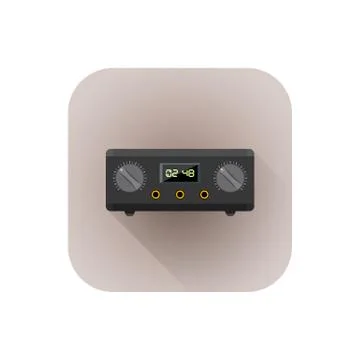 Vector tattoo machine power supply. Stock Illustration