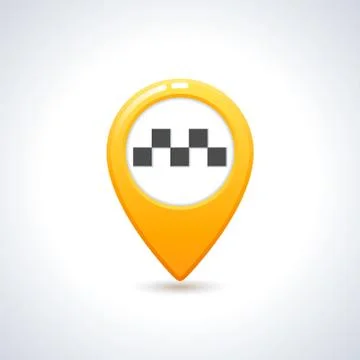 Vector taxi icon Stock Illustration