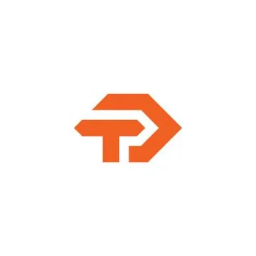 Vector TD Letter Logo Template Stock Illustration