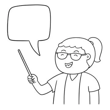 Vector of teacher Stock Illustration