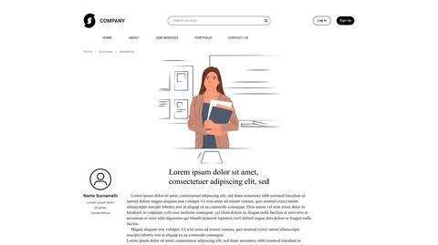 Vector teacher in shadow of sharp lines style . Editable illustration Stock Illustration