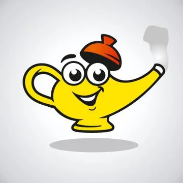 Vector teapot character Stock Illustration