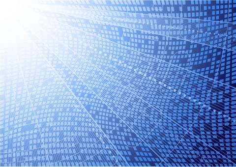 Vector tech background Illustrazione stock