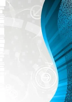 Vector tech background Illustrazione stock