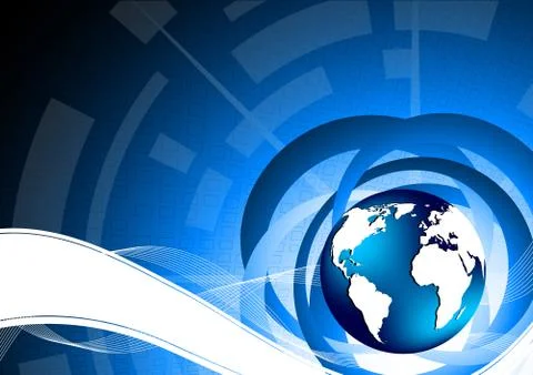 Vector tech background Stock Illustration