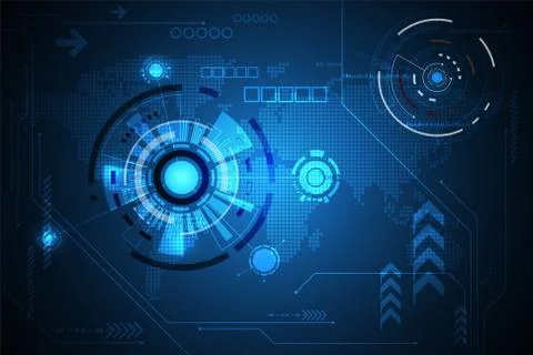 Vector technology innovation of the future. Stock-Illustration