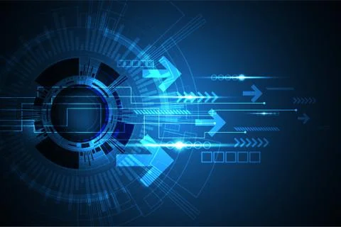 Vector technology innovation of the future. Stock Illustration