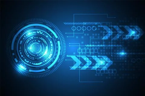 Vector technology innovation of the future. Stock-Illustration