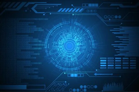 Vector technology interface. Stock-Illustration