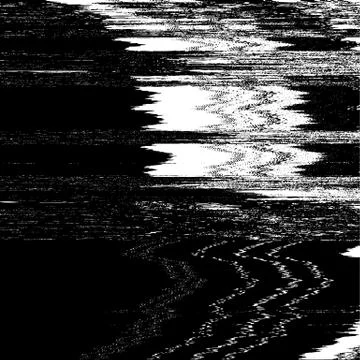 Vector television interference glitch. Illustrazione stock
