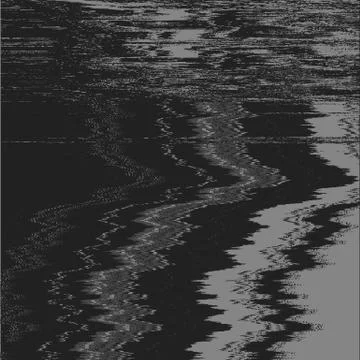 Vector television interference glitch. Stock Illustration