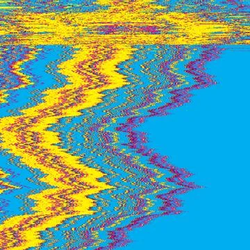 Vector television interference glitch. Stock Illustration