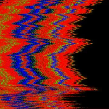 Vector television interference glitch. Stock Illustration