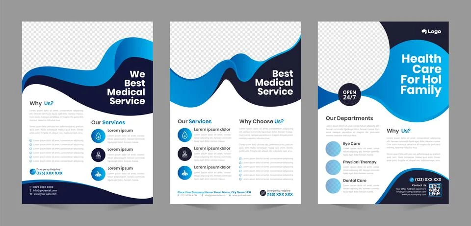 Vector template in A4 size. Stock Illustration