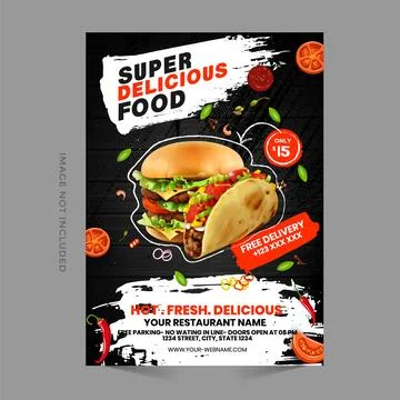 Vector template in A4 size Stock Illustration