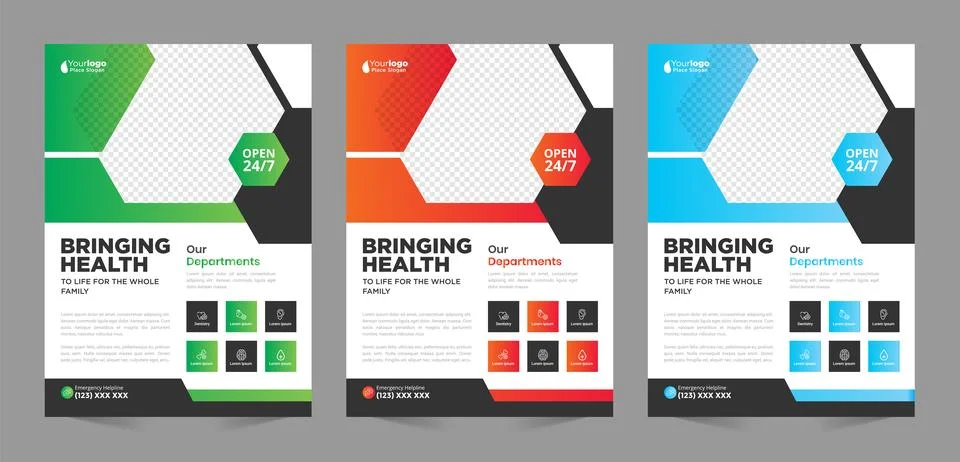 Vector template in A4 size - Vector Stock Illustration