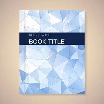 Vector template for book title Stock Illustration