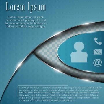 The vector template brochure Stock Illustration