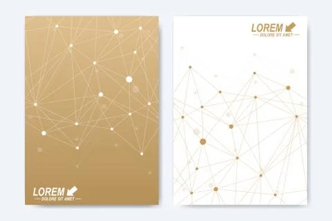 Vector template for brochure, Leaflet, flyer, advert, cover, catalog, magazine Stock Illustration