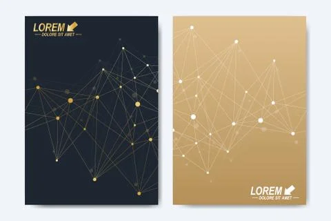 Vector template for brochure, Leaflet, flyer, advert, cover, catalog, magazine Stock Illustration