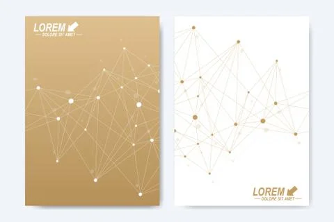 Vector template for brochure, Leaflet, flyer, advert, cover, catalog, magazine Stock Illustration