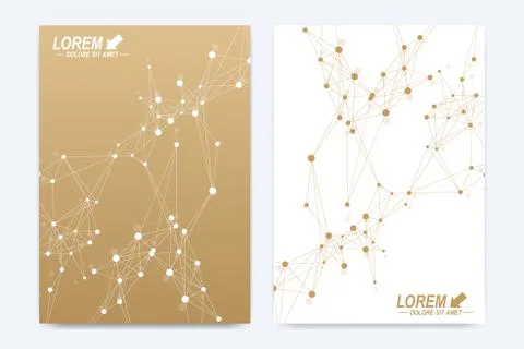 Vector template for brochure, Leaflet, flyer, advert, cover, catalog, magazine Stock Illustration