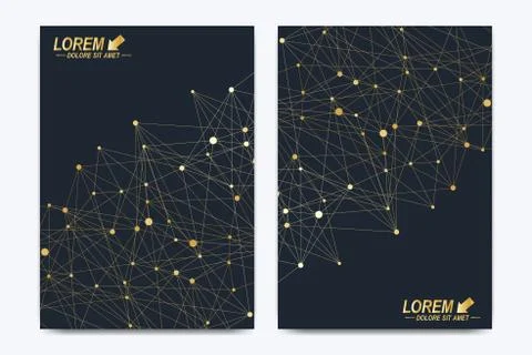 Vector template for brochure, Leaflet, flyer, advert, cover, catalog, poster Stock Illustration