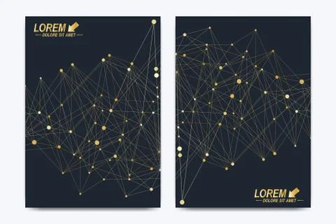Vector template for brochure, Leaflet, flyer, advert, cover, catalog, poster Stock Illustration