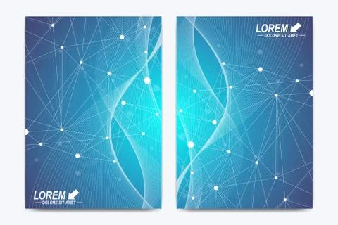 Vector template for brochure, Leaflet, flyer, advert, cover, catalog, magazine Stock Illustration