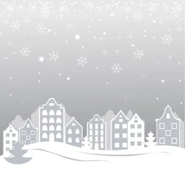 Vector template for Christmas cards Stock Illustration