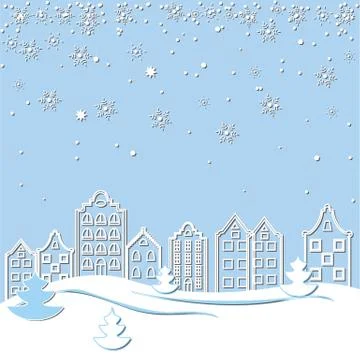 Vector template for Christmas cards. Stock Illustration