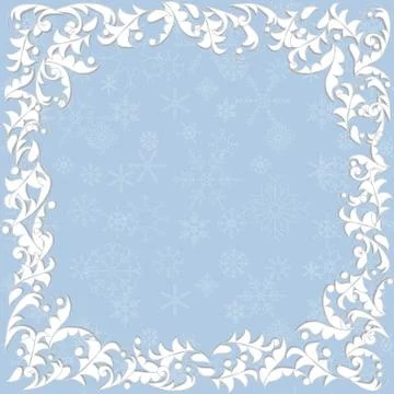 Vector template for Christmas cards. Stock Illustration