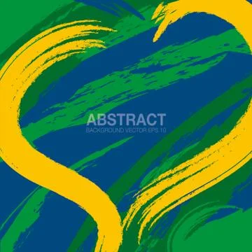 Vector template with colored lines and waves. vector eps10. Stock Illustration