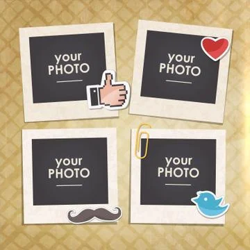 Vector template frame Stock Illustration