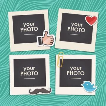 Vector template frame Stock Illustration