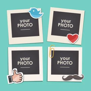 Vector template frame Stock Illustration