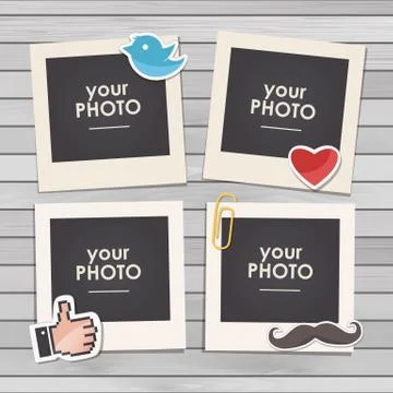 Vector template frame Stock Illustration