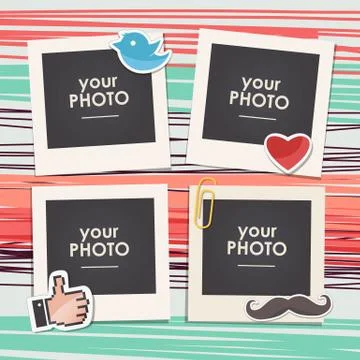 Vector template frame Stock Illustration