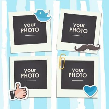 Vector template frame Stock Illustration