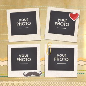 Vector template frame Stock Illustration