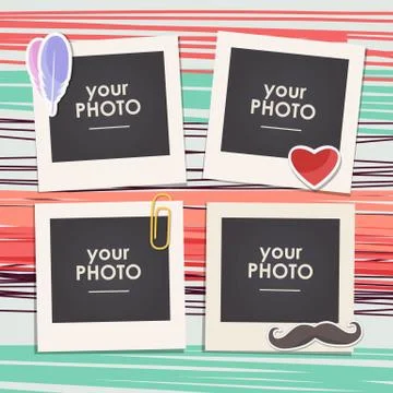 Vector template frame Stock Illustration