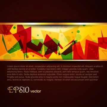 Vector template Illustrazione stock