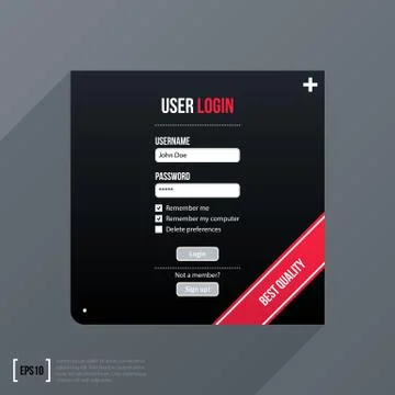 Vector template Stock Illustration