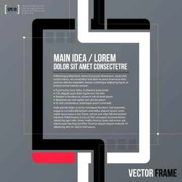 Vector template Stock Illustration