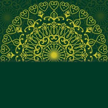 Vector template for invitation, greeting card Stock Illustration