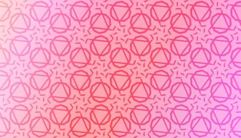 Vector template with Modern geometrical abstract pattern. Gradient color Stock Illustration