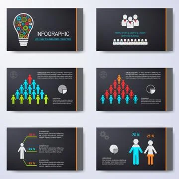 Vector template for presentation slides Illustrazione stock
