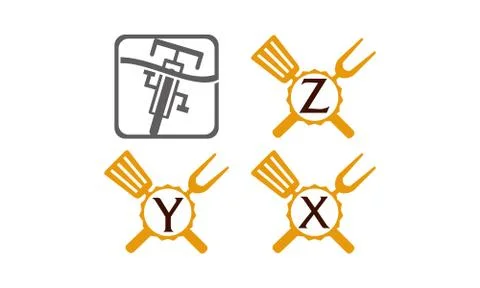 Vector Template Sign Set Stock-Illustration