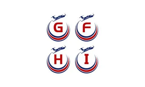 Vector Template Sign Set Stock-Illustration